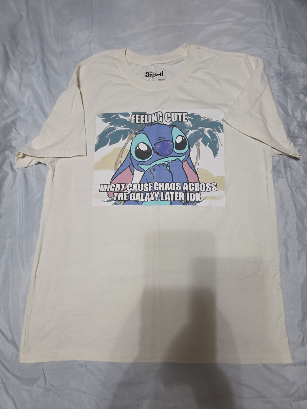 Cute Stitch Graphic Tee in Cream by Stitch